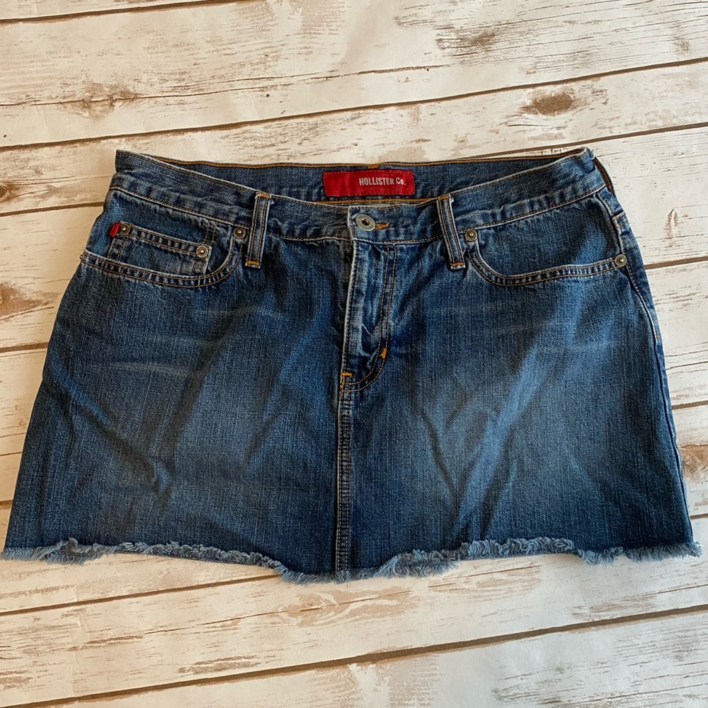 Hollister Denim mini skirt